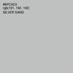 #BFC0C0 - Silver Sand Color Image